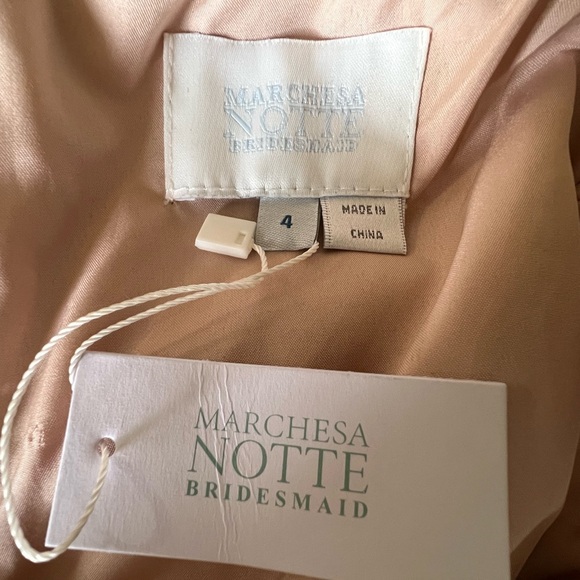 NWT Marchesa Notte Carrara Floral Pink Floral Maxi Dress - Picture 11 of 12